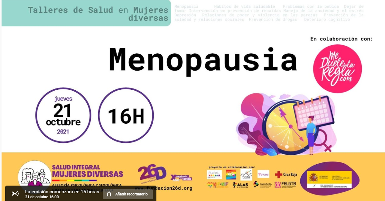 Menopausia queer por Irene Aterido, experta en ciclo menstrual y diversidad sexual